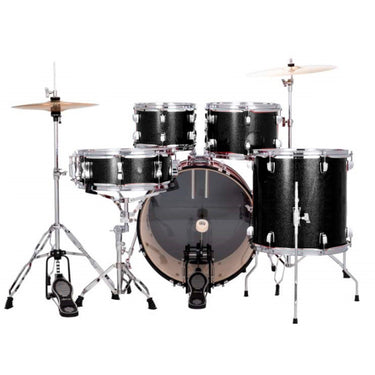 Bateria Ludwig Accent Lc19511 Con Banco Y Platillos Negro